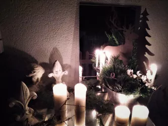 Weihnachtliches Flair