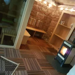 Sauna (Ruhebereich) (© Archiv: Hostel Forsthaus)