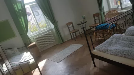 Schlafzimmer (© Archiv: Hostel Forsthaus)