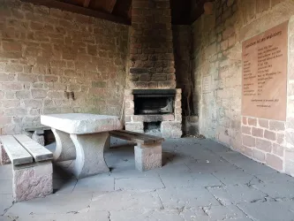 Kaminzimmer im Luitpoldturm Kaminzimmer im Luitpoldturm