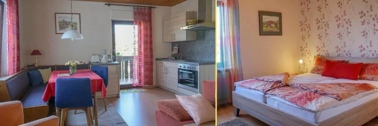 Wohnbereich & Schlafzimmer