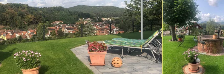 Terrasse und Garten