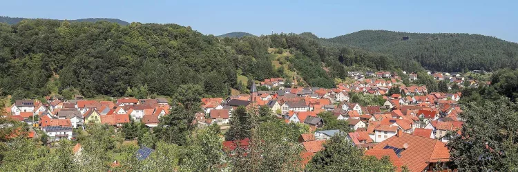 Panoramablick von Terrasse/Balkon
