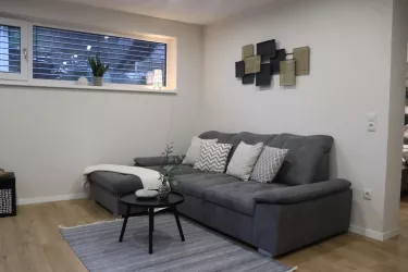 Wohnzimmer (© Archiv Ferienwohnung Timeout am Bärensteig)