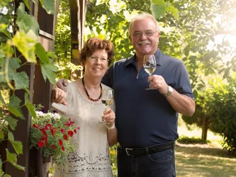 Werner Cuntz und Frau (© Weingut Cuntz Sonnenhof)