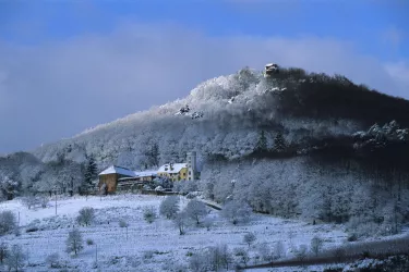 Slevogthof im Schnee (© Inge Weber, Bildarchiv SÜW e.V.)