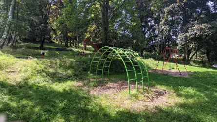 Ein Spielplatz auf mehreren Ebenen