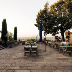 Terrasse (© Leinsweiler Hof)