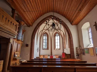Innenraum Martinskirche (© Nicola Hoffelder, Landau-Land)