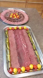 Wildspezialitäten Wurstplatte