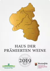 Auszeichnung Haus der prämierten Weine 2019 (© Weingut Martinspforte)