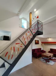Treppenaufgang zum 2. Schlafzimmer