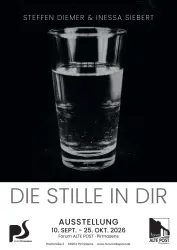 Veranstaltungsplakat "Die Stille in dir" vom 10.09.2026.26.10.2026 im Forum Alte Post, Pirmasens