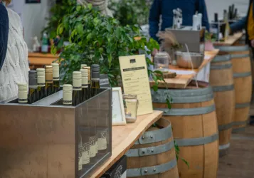 Wein auf dem Novembermarkt