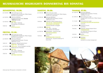 Festflyer mit Programm Seite 2