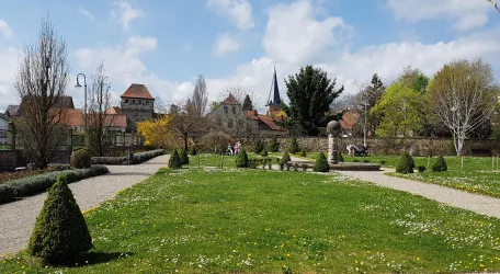 Barockgarten an der Stadtmauer