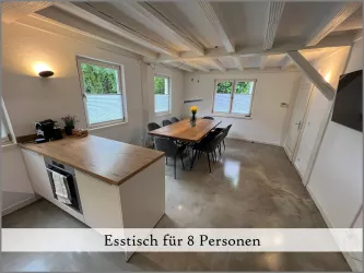 Essplatz in Gemeinschaftsküche (© Familie Diwok)