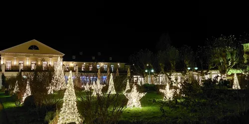 weihnachtlicher oberer Kurpark