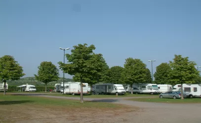 Stellplatz in der Silz (© Stadt Bad Dürkheim)
