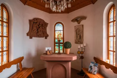 Der Innenbereich der Kapelle