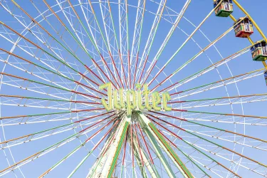 Das kultige Riesenrad auf dem Wurstmarkt