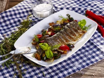 Gegrillte Forelle