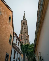 Blick auf die Schlosskirche von der Innenstadt