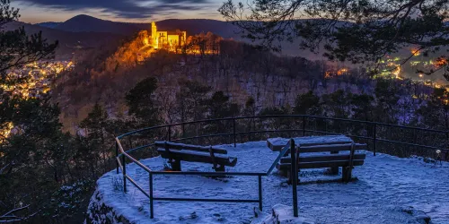 Aussicht von Kaiser-Wilhelms-Höhe auf die Limburg