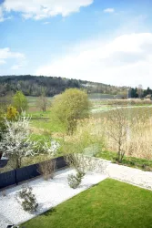 Blick vom Balkon