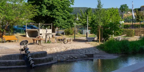 Wasserspielplatz mit Isenach