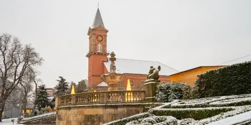 St. Ludwig Kirche im Winter