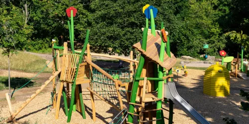 Kinderspielplatz Blick von oben