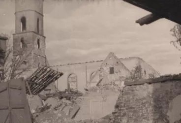 Zerstörtes Bad Dürkheim (© Stadtmuseum Bad Dürkheim)