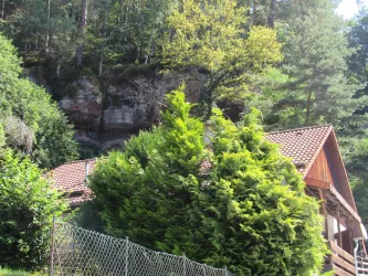 Felsen am Haus (© Archiv: Ferienhaus am Felsen)