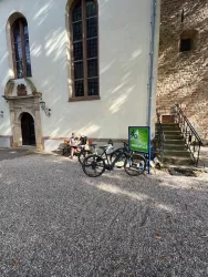 Radelkriche Gommersheim_Einkehr