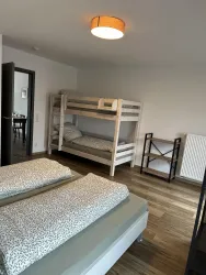 Schlafzimmer mit Stockbett