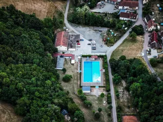 Freibad Bosenbach von oben
