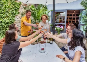 Ihre Gastgeber: Frank und Stefanie Bohlender