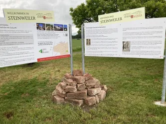 Rastplatz am Dreispitz, Steinweiler, Infotafeln