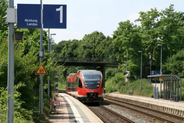 Bahnhaltepunkt Steinweiler (© Südpfalz Tourismus Kandel e.V.)