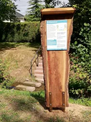 Stele Wasserinformationspfad