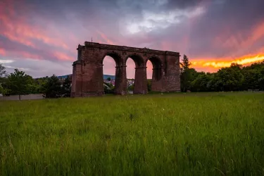 Pfrimmtalviadukt im Sonnenuntergang (© Donnersberg-Touristik-Verband e.V., Florian Orth)