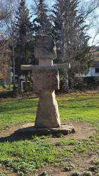 Steinemann im Dt. Sandsteinpark (© VG Nordpfälzer Land)