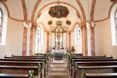 Innenraum Kirche Schweisweiler