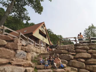 Jungpfalz Hütte (© Archiv Verein SÜW, Ralf Ziegler)
