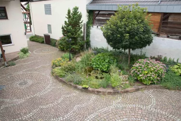 Blick vom Balkon