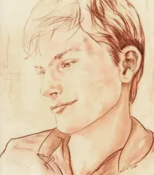 Protrait von Markus Klammer, 1983, Alfred Crepinko (© Markus Klammer-Stiftung)