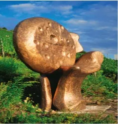 Sonne, Bronze, am Rosenhang Cochem (© Markus Klammer-Stiftung)