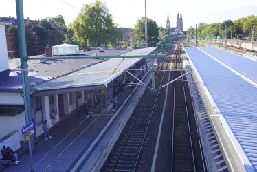 Gleisübergang (© Stadt Speyer, Tourist-Information)