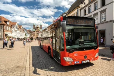 Busfahrt durch Speyer (© Pfalz Touristik e.V., Dominik Ketz)